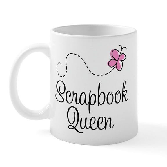 CafePress - Scrapbook Queen Mug - 11 oz Ceramic Mug - Novelty Coffee Tea Cup