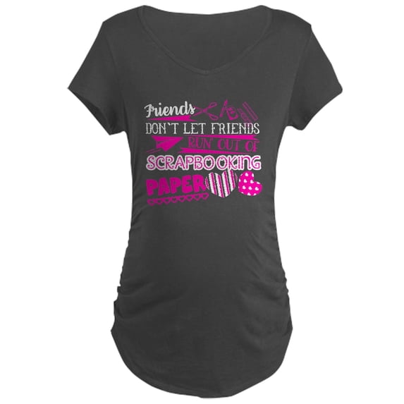 CafePress - Scrapbooking Paper - Maternity Dark T-Shirt