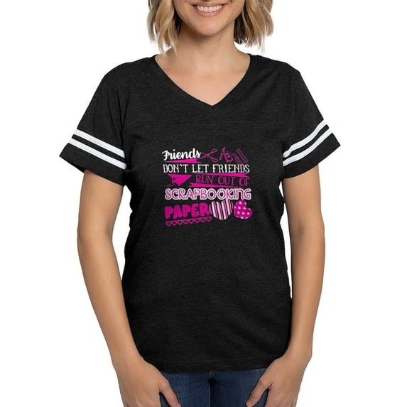 CafePress - Scrapbooking Paper T Shirt - Womens Football Shirt
