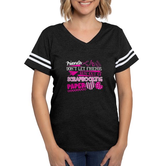CafePress - Scrapbooking Paper T Shirt - Womens Football Shirt