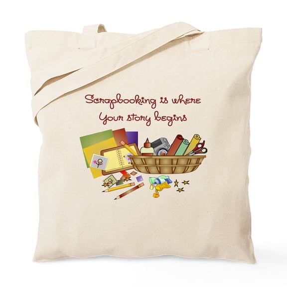 CafePress - Scrapbooking Tote Bag - Unisex Canvas Tote Bag, Beige, 1-Piece