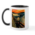 thumbnail image 1 of CafePress - Scream 70Th Mug - 11 oz Ceramic Mug - Novelty Coffee Tea Cup, 1 of 3