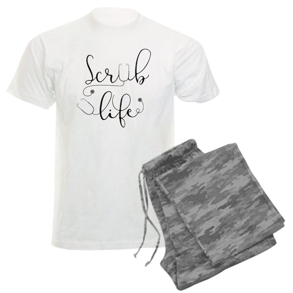 CafePress - Scrub Life Men's Light Pajamas - Men's Light Loose Fit Cotton Pajama Set