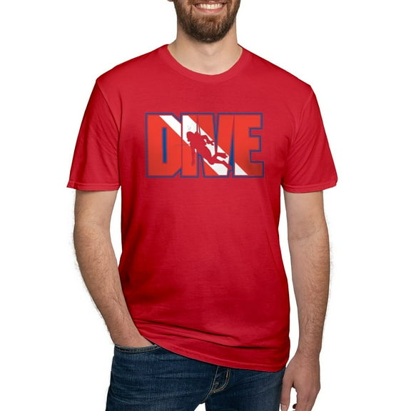 CafePress - Scuba33black T Shirt - Men's Fitted T-Shirt