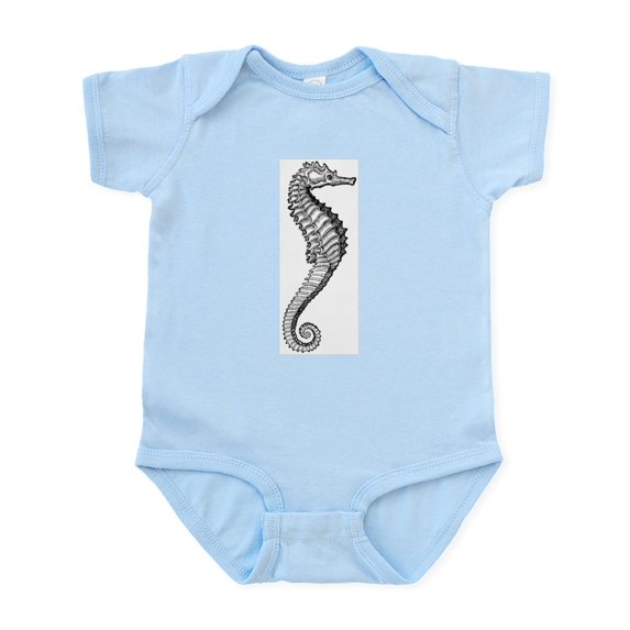 CafePress - Sea Horse Image Infant Bodysuit - Baby Light Bodysuit, Size Newborn - 24 Months