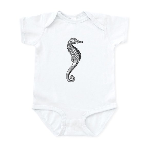 CafePress - Sea Horse Image Infant Bodysuit - Baby Light Bodysuit, Size Newborn - 24 Months