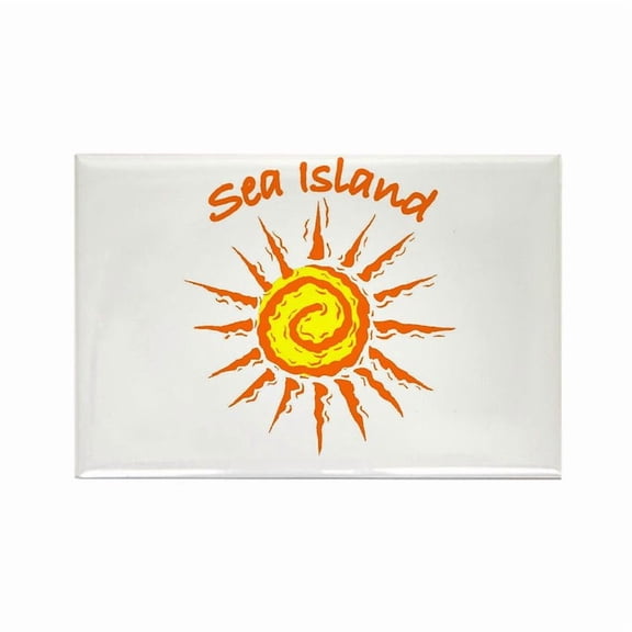 CafePress - Sea Island, Georgia - Rectangle Magnet, 2"x3" Refrigerator Magnet