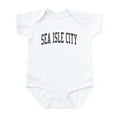 thumbnail image 1 of CafePress - Sea Isle City New Jersey NJ Black Infant Bodysuit - Baby Light Bodysuit, Size Newborn - 24 Months, 1 of 4