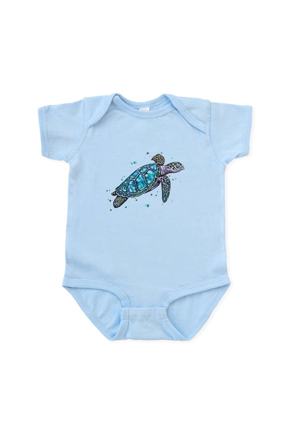 - Sea Turtle Body Suit - Baby Light Bodysuit, Size Newborn - 24 Months