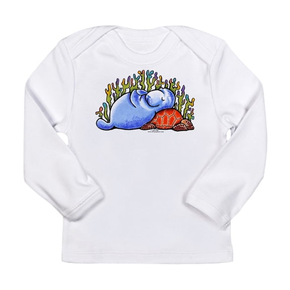 CafePress - Sea Turtle N Manatee Long Sleeve Infant T Shirt - Long Sleeve Infant T-Shirt