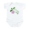thumbnail image 1 of CafePress - Sea Turtle W/ Hibiscus Infant Bodysuit - Baby Light Bodysuit, Size Newborn - 24 Months, 1 of 4
