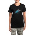 thumbnail image 1 of CafePress - Sea Turtle Women's Dark Pajamas - Women's Short Sleeve Print T-Shirt and Pants Dark Cotton Pajama Set, 1 of 7