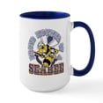 thumbnail image 1 of CafePress - Seabee Mother T Shirt Large Mug - 15 oz Ceramic Large White Novelty Mug, 1 of 4
