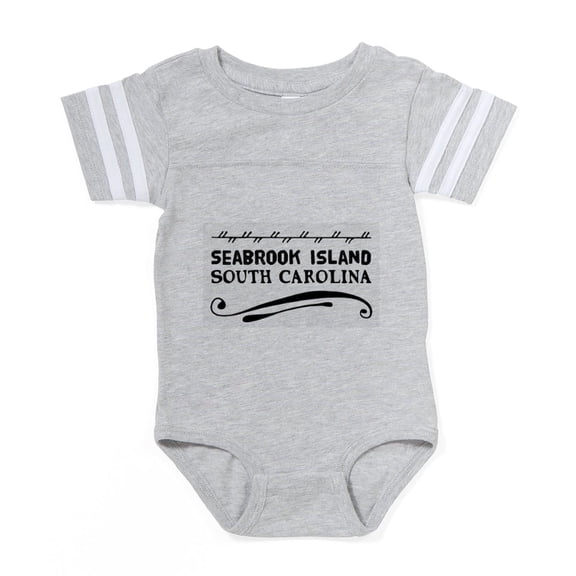 CafePress - Seabrook Island South Carol - Cute Infant Baby Football Bodysuit