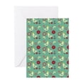 thumbnail image 1 of CafePress - Seagull And Nautical Retro Pattern - Greeting Card, Blank Inside Matte, 1 of 4