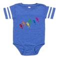 thumbnail image 1 of CafePress - Seahorses Rw_Tr - Cute Infant Baby Football Bodysuit, 1 of 3