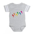 thumbnail image 1 of CafePress - Seahorses Rw_Tr - Cute Infant Baby Football Bodysuit, 1 of 3