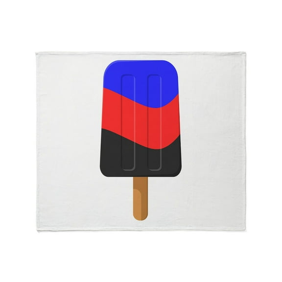 CafePress - Seamless Reapeating Polyamory Pride Flag Popsicle - Soft Fleece Throw Blanket, 50"x60" for All Ages
