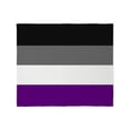 thumbnail image 1 of CafePress - Seamless Repeating Asexual Pride Flag Pattern - Soft Fleece Throw Blanket, 50"x60" for All Ages, 1 of 5