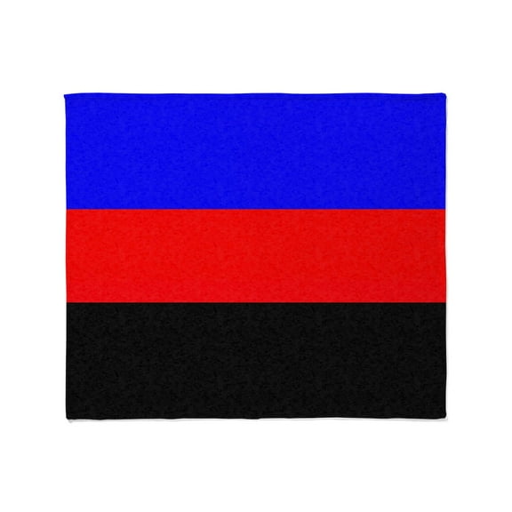 CafePress - Seamless Repeating Polyamory Pride Flag Pattern - Soft Fleece Throw Blanket, 50"x60" for All Ages