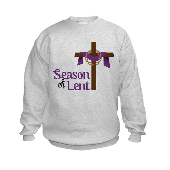 CafePress - Season Of Lent Kids Sweatshirt - Kids Sweatshirt, Youth Crew Neck Sweatshirt