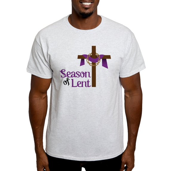 CafePress - Season Of Lent Light T Shirt - Men's Classic Graphic T-Shirt