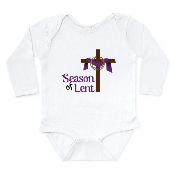 CafePress - Season Of Lent Long Sleeve Infant Bodysuit - Long Sleeve Cotton Baby Bodysuit