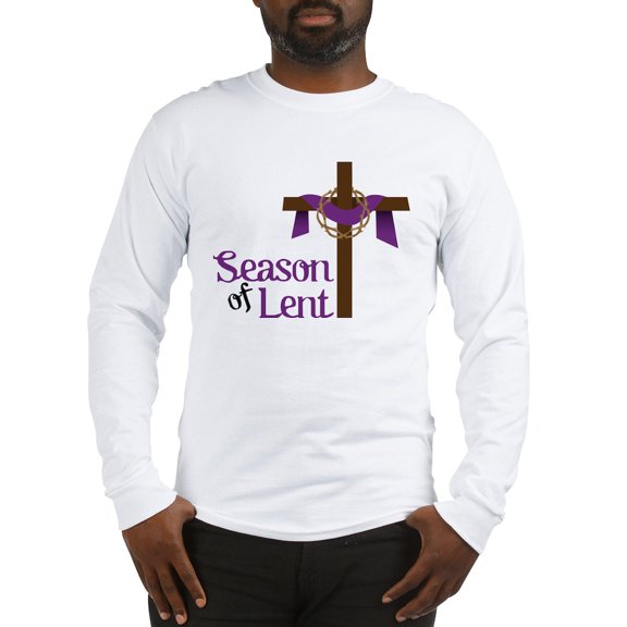 CafePress - Season Of Lent Long Sleeve T Shirt - Unisex Cotton Long Sleeve T-Shirt
