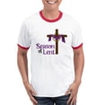 thumbnail image 1 of CafePress - Season Of Lent Ringer T - 100% Cotton Ringed T-Shirt, 1 of 4