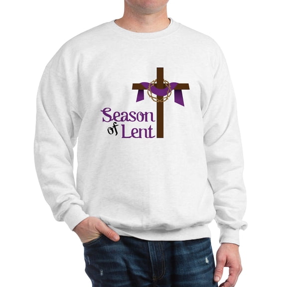 CafePress - Season Of Lent Sweatshirt - Crew Neck Sweatshirt