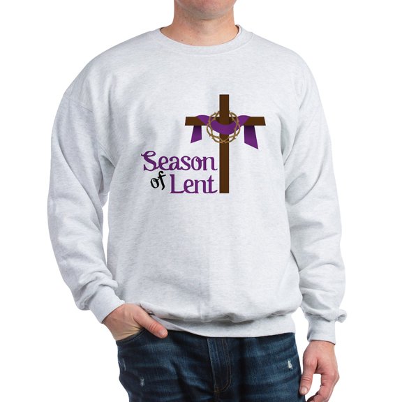 CafePress - Season Of Lent Sweatshirt - Crew Neck Sweatshirt