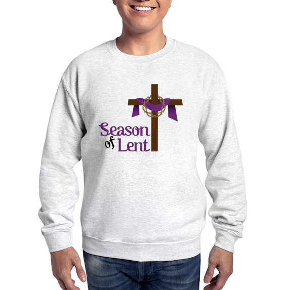 CafePress - Season Of Lent Sweatshirt - Crew Neck Sweatshirt