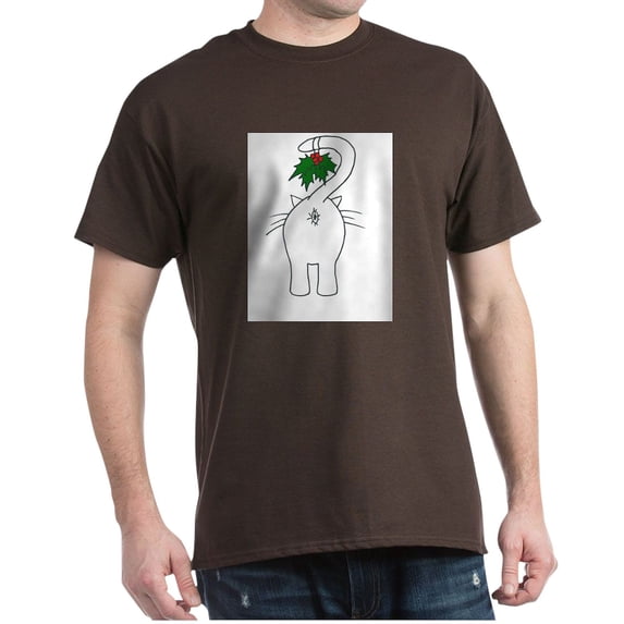 CafePress - Season's Greetings From Our Cat T Shirt - Men's Classic Graphic Cotton T-Shirt
