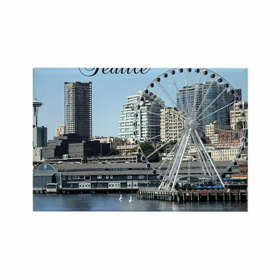 CafePress - Seattle_9.5X8_Mousepad_Seattlewat - Rectangle Magnet, 2"x3" Refrigerator Magnet