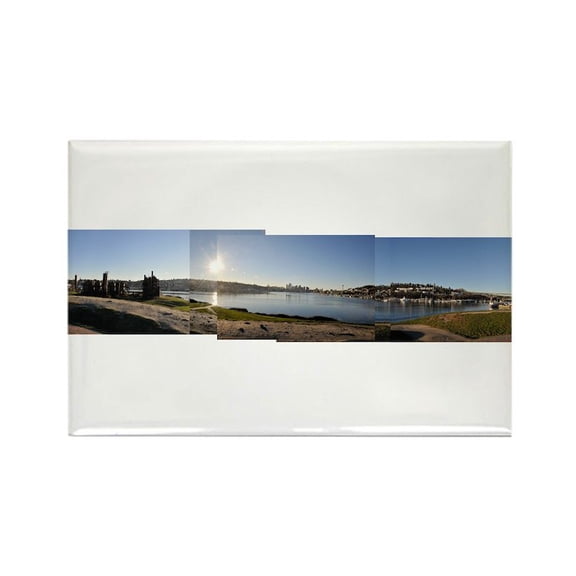 CafePress - Seattle / Gasworks - Rectangle Magnet, 2"x3" Refrigerator Magnet