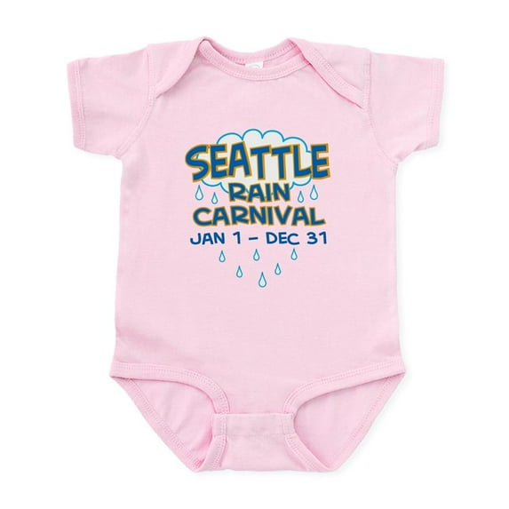 CafePress - Seattle Rain Carnival Infant Bodysuit - Baby Light Bodysuit, Size Newborn - 24 Months