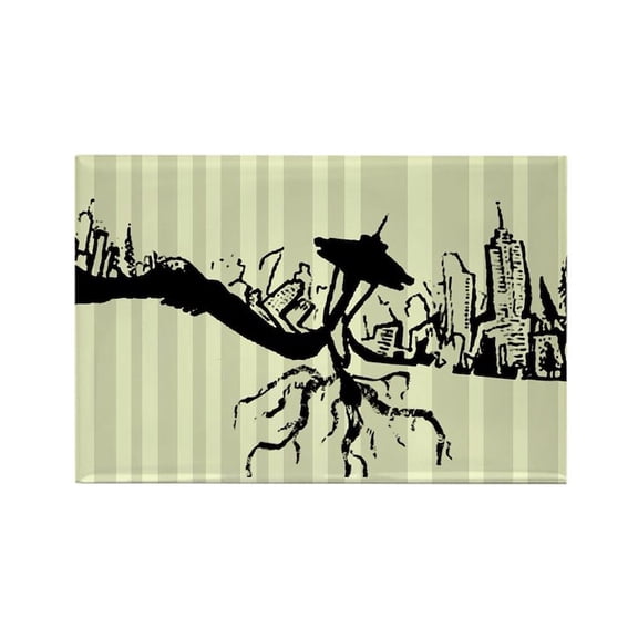CafePress - Seattle - Rectangle Magnet, 2"x3" Refrigerator Magnet