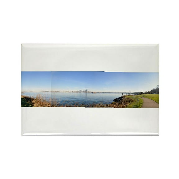 CafePress - Seattle - Rectangle Magnet, 2"x3" Refrigerator Magnet