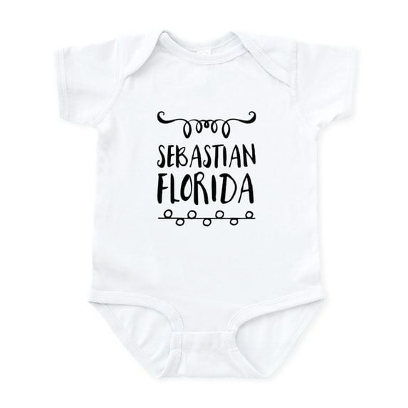 CafePress - Sebastian Florida Body Suit - Baby Light Bodysuit, Size Newborn - 24 Months