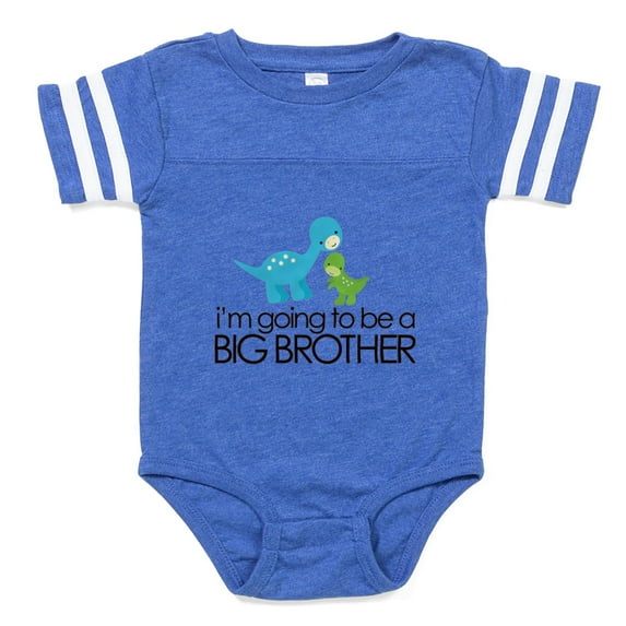 CafePress - Secret Dino NEW Back - Cute Infant Baby Football Bodysuit