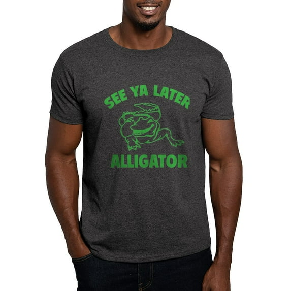 CafePress - See Ya Later Alligator Dark T Shirt - Men's Classic Graphic Cotton T-Shirt
