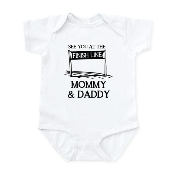 CafePress - See You At The Finish Line Mommy & Infant Bodysuit - Baby Light Bodysuit, Size Newborn - 24 Months