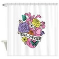thumbnail image 1 of CafePress - Self Love Club Heart - Unique Fabric Shower Curtain 70" x 72", 1 of 3