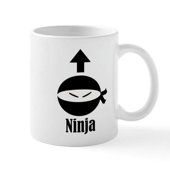 CafePress - Self Ninja Mug - 11 oz Ceramic Mug - Novelty Coffee Tea Cup
