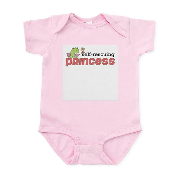 CafePress - Self Rescuing Princess Infant Bodysuit - Baby Light Bodysuit, Size Newborn - 24 Months