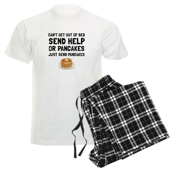 CafePress - Send Pancakes Pajamas - Men's Light Loose Fit Cotton Pajama Set
