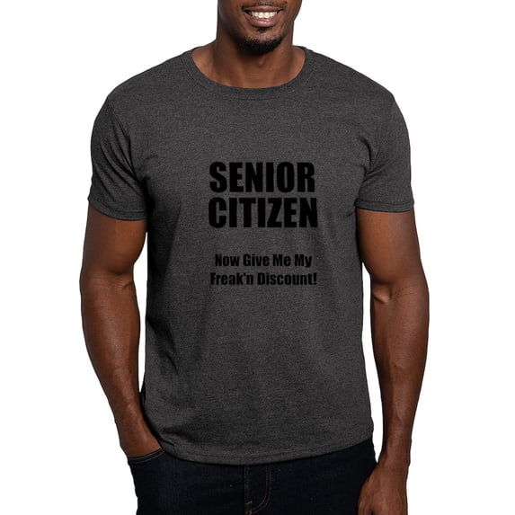 CafePress - Senior Citizen T Shirt - Men's Classic Graphic Cotton T-Shirt