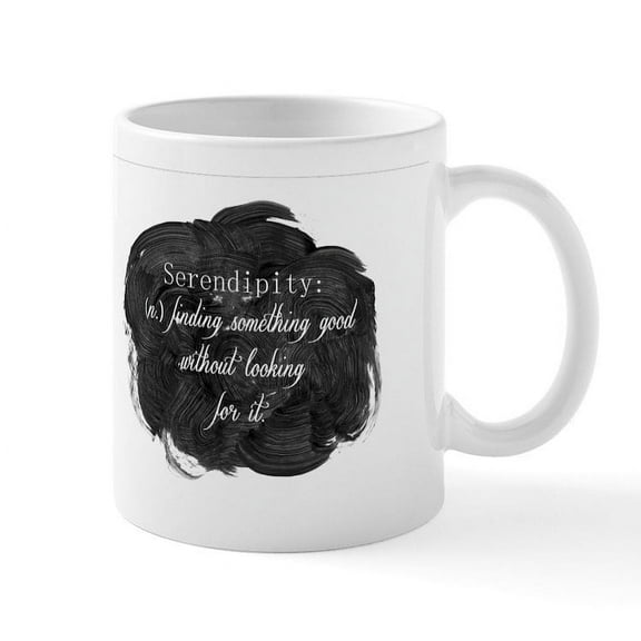 CafePress - Serendipity Mug - 11 oz Ceramic Mug - Novelty Coffee Tea Cup