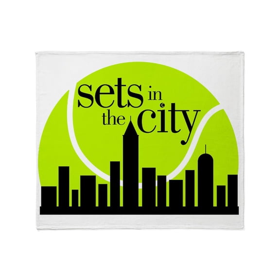 CafePress - Sets In The City Throw Blanket - Soft Fleece Throw Blanket, 50"x60" for All Ages