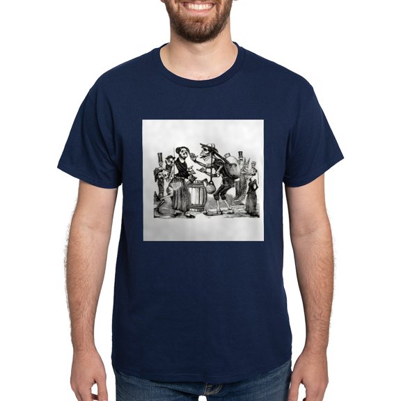 CafePress - Sexy Calaveras Dark T Shirt - Men's Classic Graphic Cotton T-Shirt